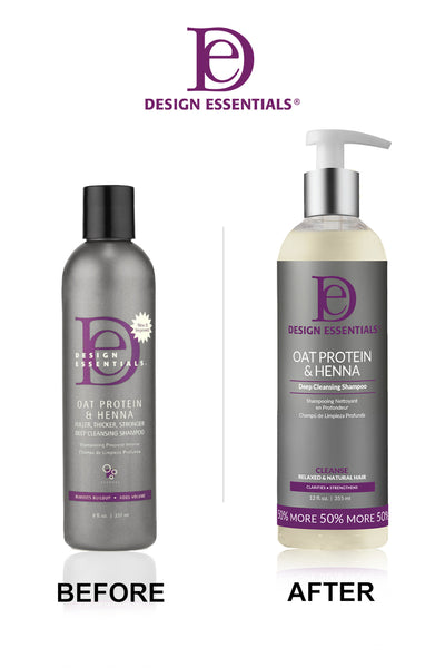 Oat Protein & Henna Deep Cleansing Shampoo