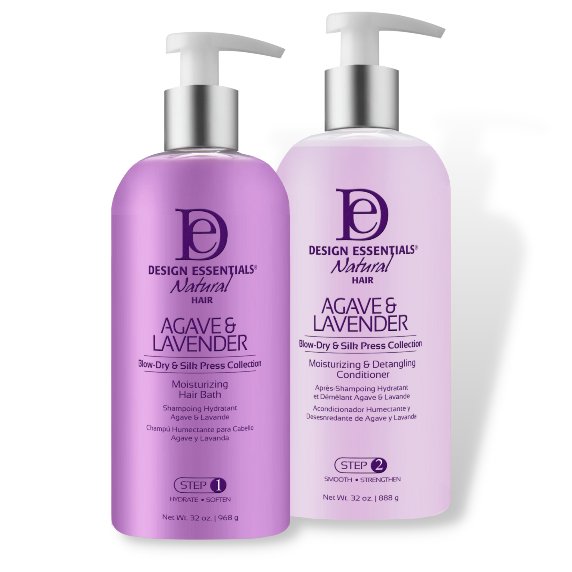 Design essentials agave and sales lavender silk press collection