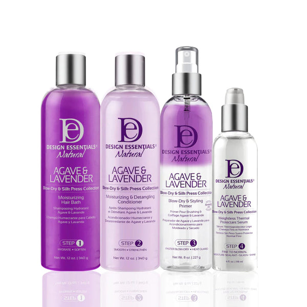 Design Essentials Canada Agave & Lavender Silk Press Collection - Thermal Protectant Serum